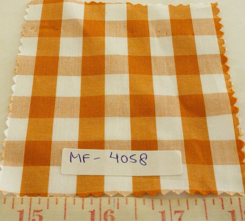 Gingham Check or Gingham Fabric, for gingham cotton dresses, gingham shirts, gingham table linen, shirts, pants, ties and bowties.