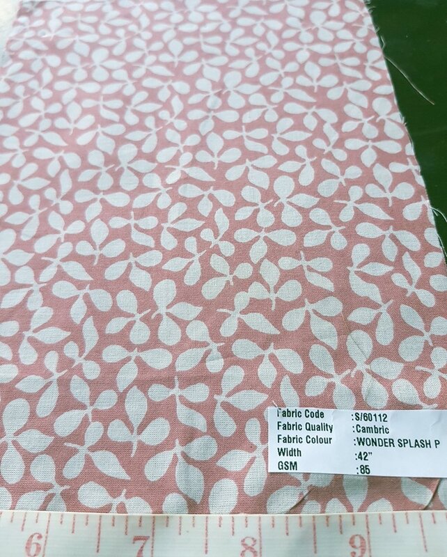 Vegetable Dyed Fabric, or Natural Dyed Fabric or Plant Dyed Fabric in, organic cotton printed pattern, for organic clothing and apparel.